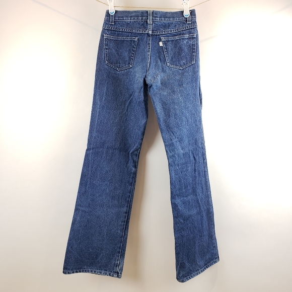 Vintage Y2K D.E.I Glitter Wide Leg Jeans - Picture 3 of 15